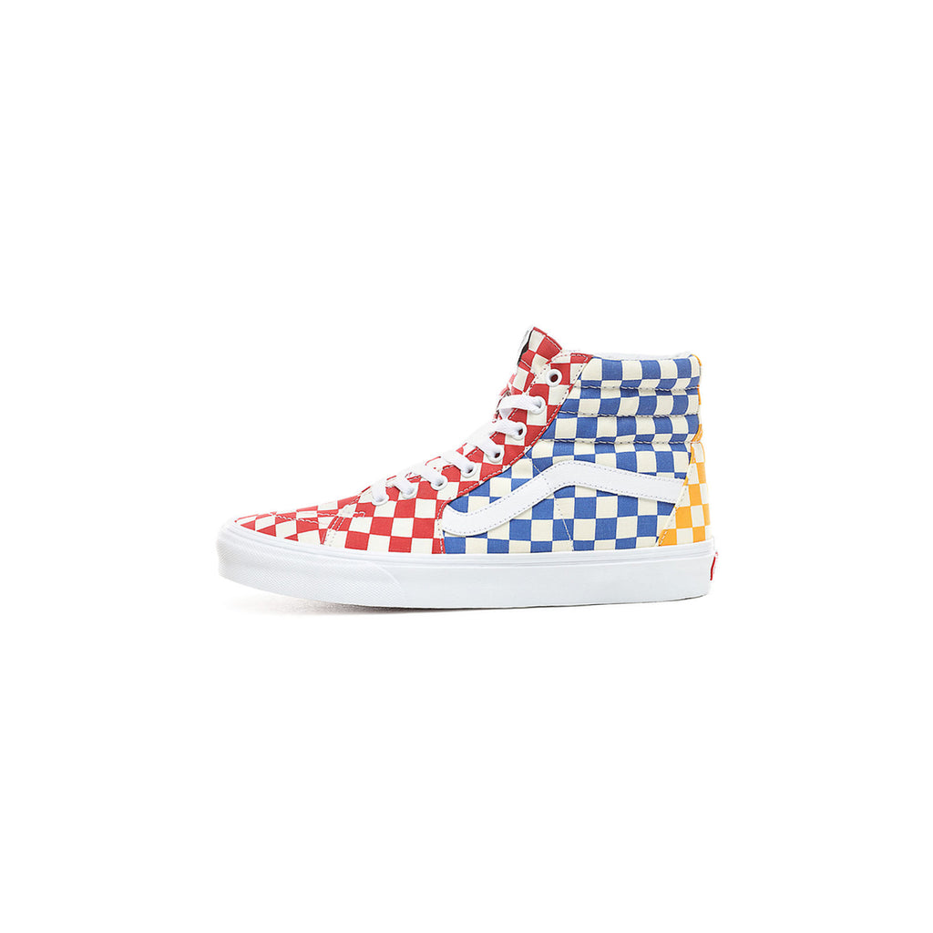 SK8-HI CHECKERBOARD - MULTI/ TRUE WHITE
