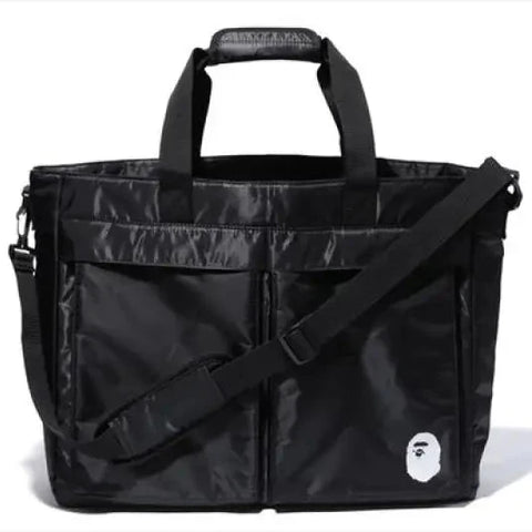 A BATHING APE MENS  BAPE HAPPY NEW YEAR BAG - BLACK