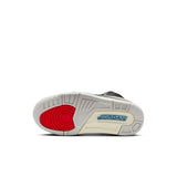 AIR JORDAN 3 RETRO ‘RARE AIR’ PS - BLACK/CHILE RED-NEUTRAL GREY