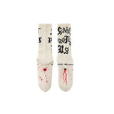 SAINT MICHAEL SAINT PROTECT SOCKS - ECRU