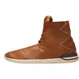 VISVIM HURON MOC HI-FOLK (RED DEER) - BROWN