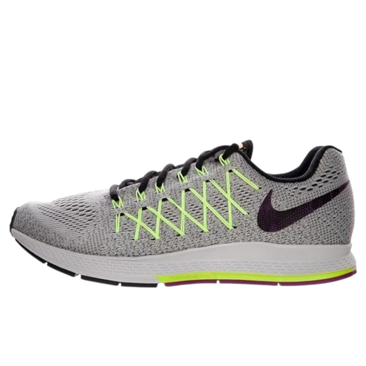 NIKE AIR ZOOM PEGASUS 32 - PURE PLATINUM/VIVID PURPLE