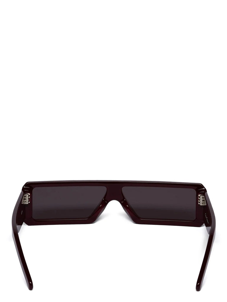 RICK OWENS SUNGLASSES GETHSHADES - MAHOGANYTEMPLE/BLACK LENS