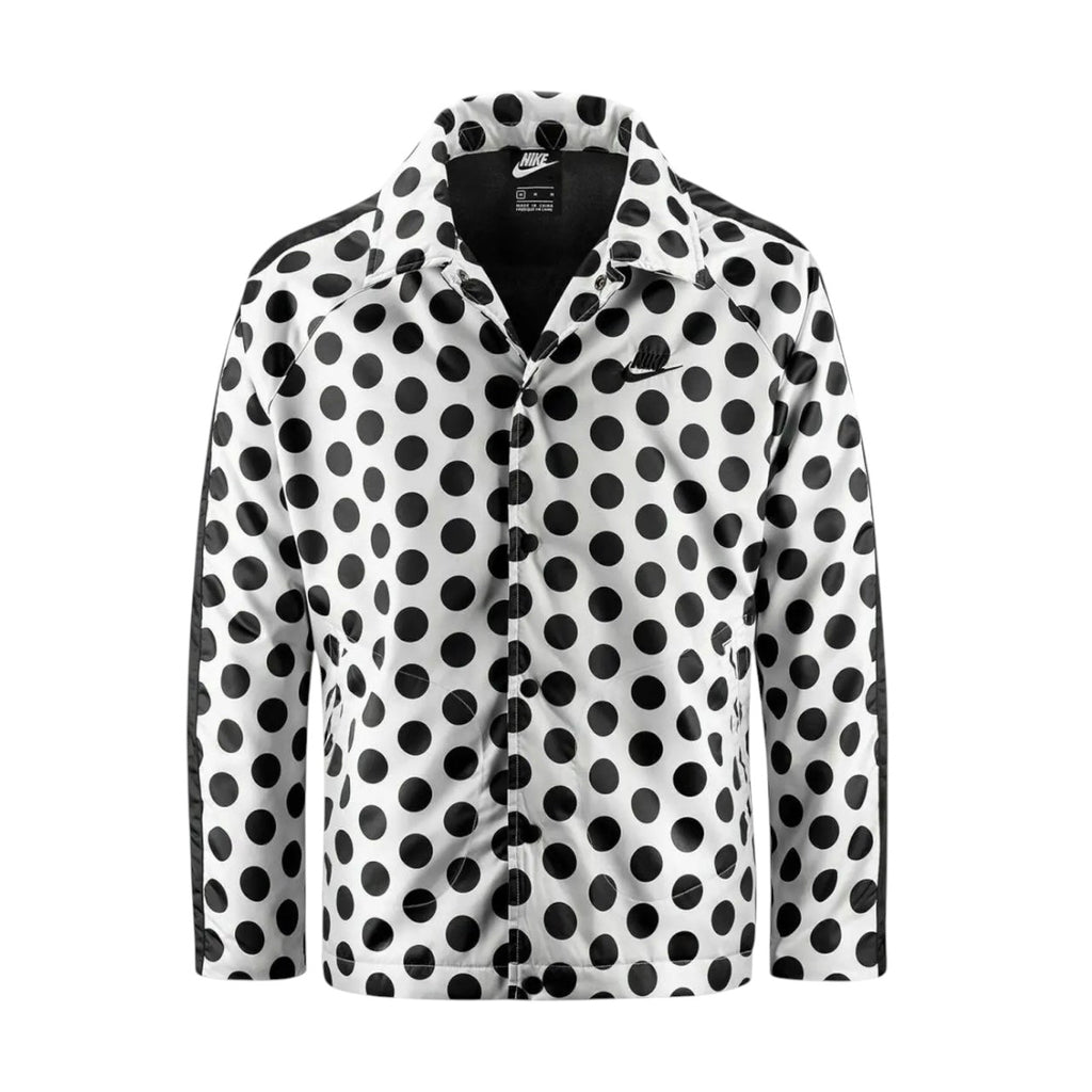 NIKE JUST DO IT POLKA DOT JACKET - BLACK/WHITE