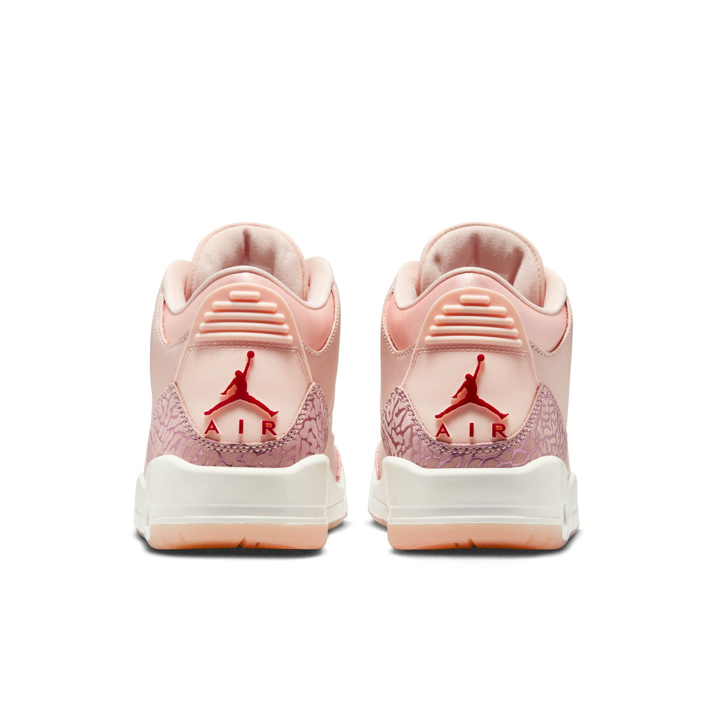 WOMEN'S AIR JORDAN 3 RETRO ‘TREAT YOURSELF’ - WASHED CORAL/GYM RED-SAIL