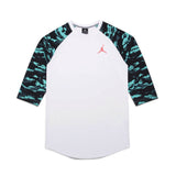AIR JORDAN 3/4 DUNK FROM ABOVE - WHITE/TURQUOISE