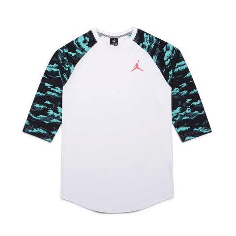 AIR JORDAN 3/4 DUNK FROM ABOVE - WHITE/TURQUOISE