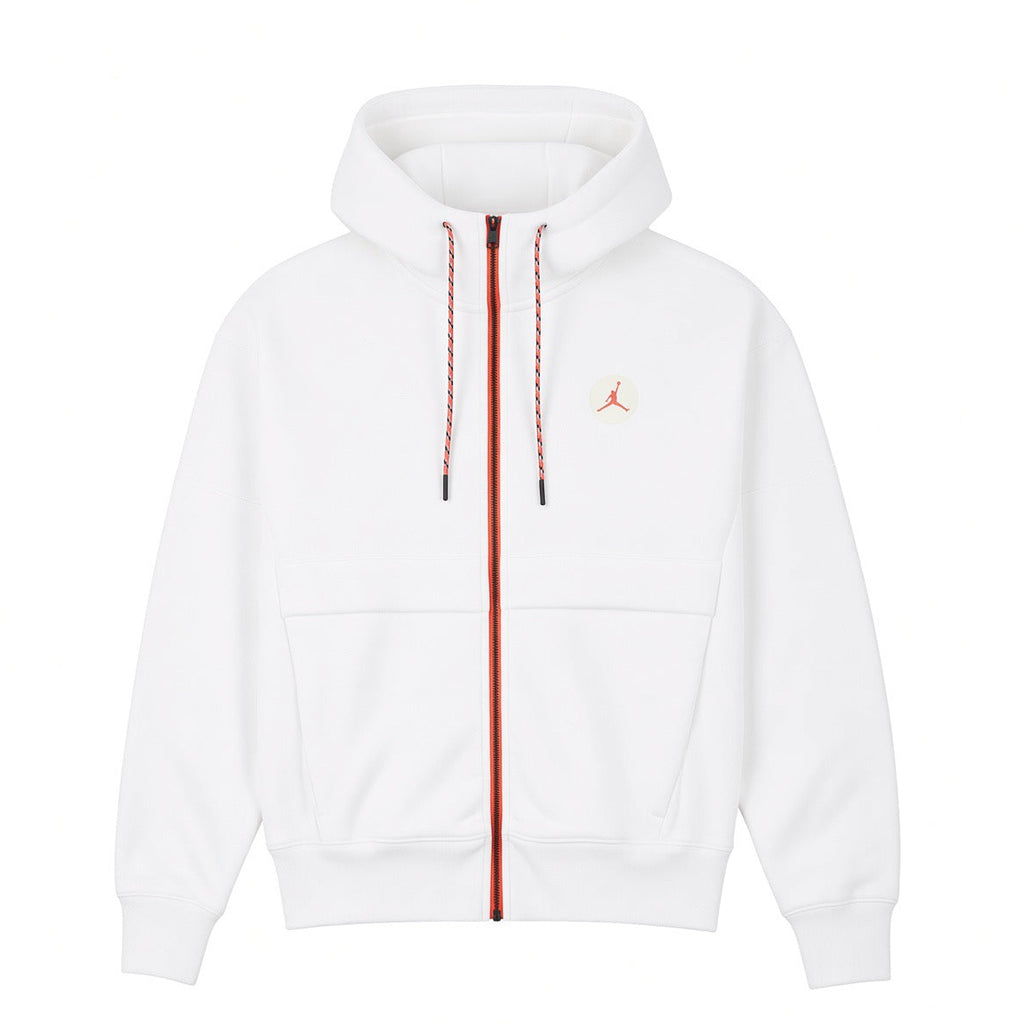 WOMENS WINTER UTILITY FLEECE HOODIE - WHITE