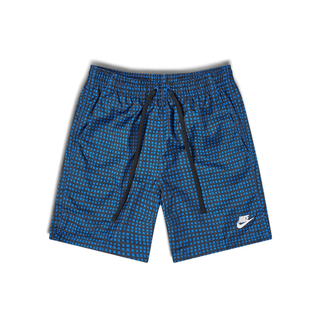 NIKE RETRO GRID WOVEN SHORTS - GAME ROYAL/WHITE