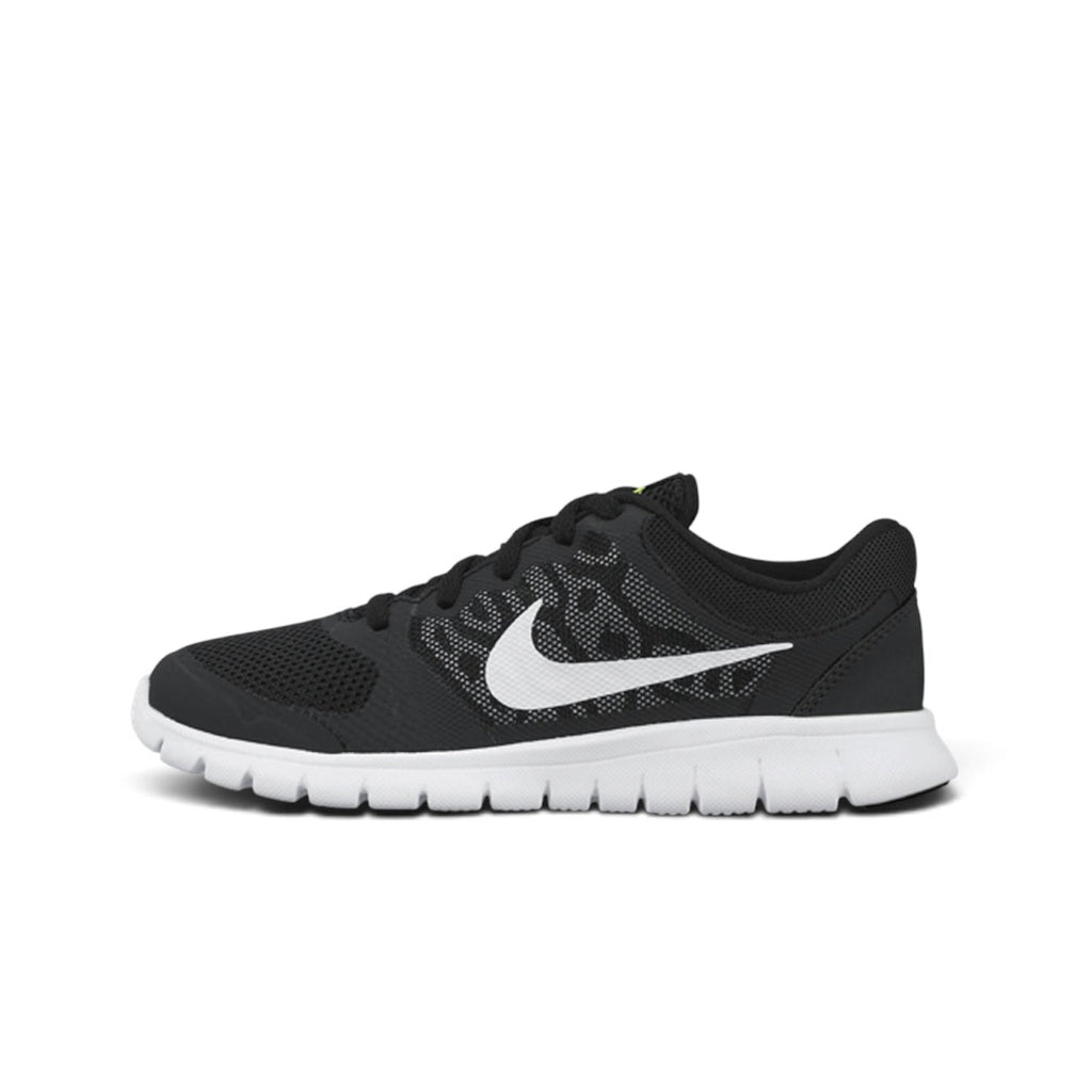 NIKE FLEX 2015 RN GS - BLACK/METALLIC SILVER