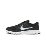 NIKE FLEX 2015 RN GS - BLACK/METALLIC SILVER