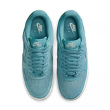 WOMENS AIR FORCE 1 '07 ‘BLUE SUEDE’- DENIM TURQ/DENIM TURQ-SAIL