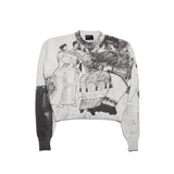 ENFANTS RICHES DÉPRIMÉS THE BALLROOM DANCE SWEATER - BLACK/IVORY