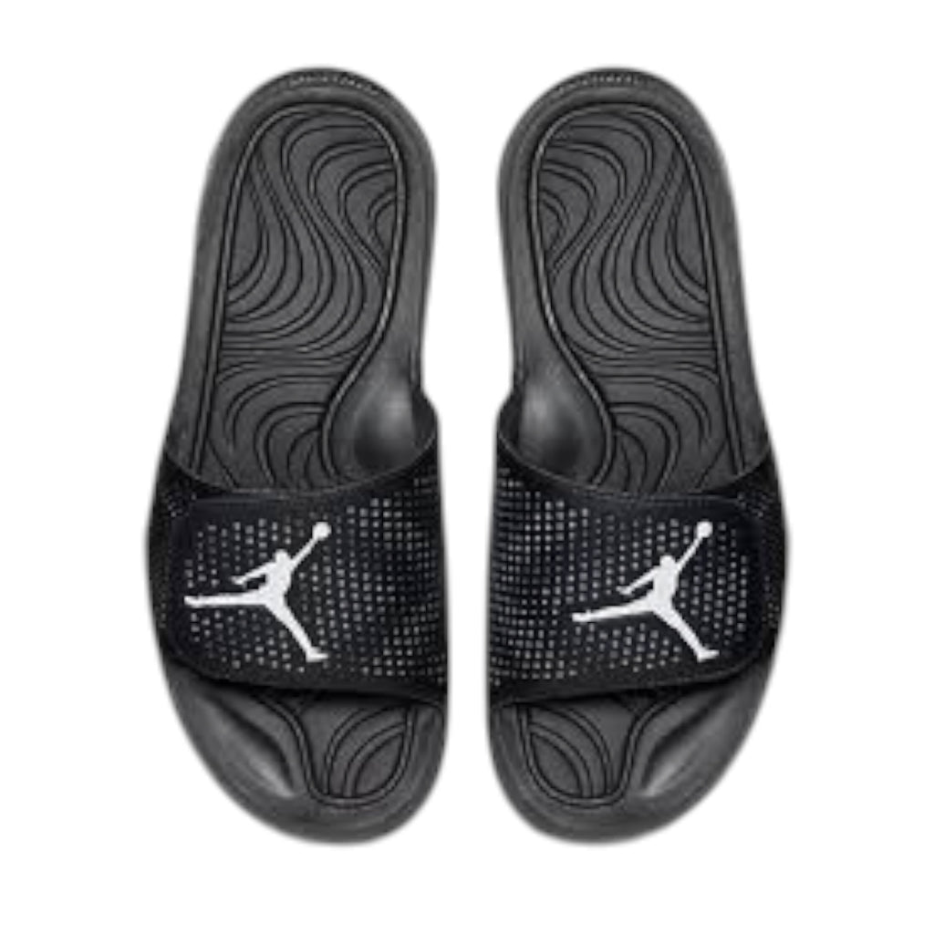 AIR JORDAN HYDRO IV SLIDE - BLACK/ WHITE-COOL GREY