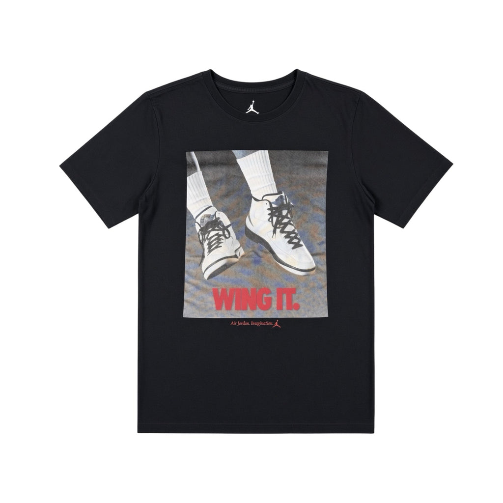 AIR JORDAN 2 WING IT T-SHIRT - BLACK