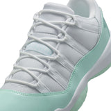 WOMENS AIR JORDAN 11 RETRO LOW - WHITE/IGLOO