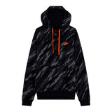 NIKE NSW SPORT ESSENTIALS+ CLUB FLEECE PULLOVER HOODIE - BLACK/TIGER CAMO