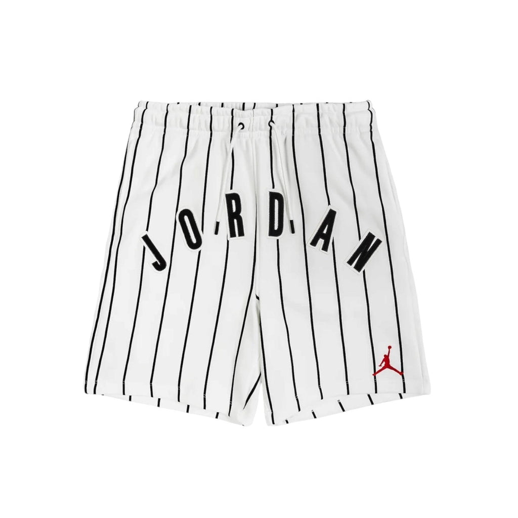 AIR JORDAN BROOKLYN FLEECE STRIPED DIAMOND SHORT - BLACK/WHITE