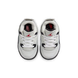 AIR JORDAN 4 RETRO OG 'WHITE CEMENT' TD - SUMMIT WHITE/FIRE RED/CEMENT GREY/BLACK