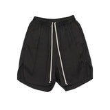 RICK OWENS CONCORDIANS BOXERS (CUPRO TWILL) - BLACK