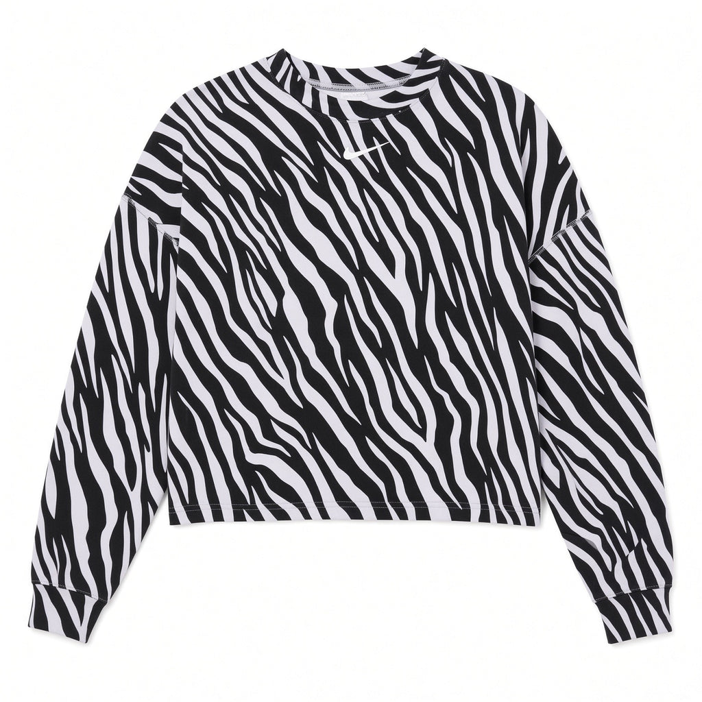 WOMENS NIKE SPORTSWEAR ICON CLASH CREWNECK -PURPLE CHALK/WHITE