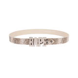 A BATHING APE BAPE SNAKE BELT - BEIGE