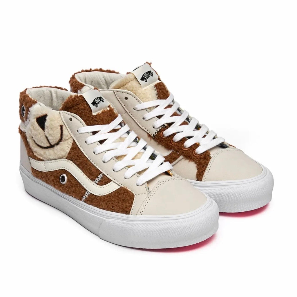 VANS VAULT MID ZOO SKOOL VLT LX - BEAR/WHITE