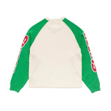 STÜSSY TWO TONE RAGLAN SWEATER - NATURAL
