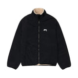 STÜSSY SHERPA REVERSIBLE JACKET - BEIGE