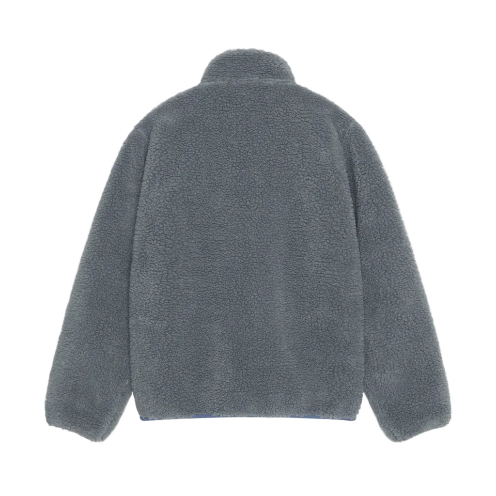 STÜSSY SHERPA REVERSIBLE JACKET - BLUESTONE
