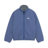 STÜSSY SHERPA REVERSIBLE JACKET - BLUESTONE