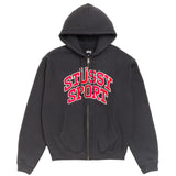 STÜSSY SPORT ZIP HOODIE - WASHED BLACK