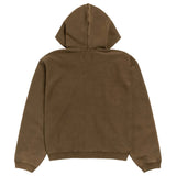 STÜSSY FADED GRAPHIC ZIP HOODIE - OLIVE