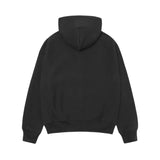 STÜSSY STUSSY EST PRINTED ZIP HOODIE - BLACK