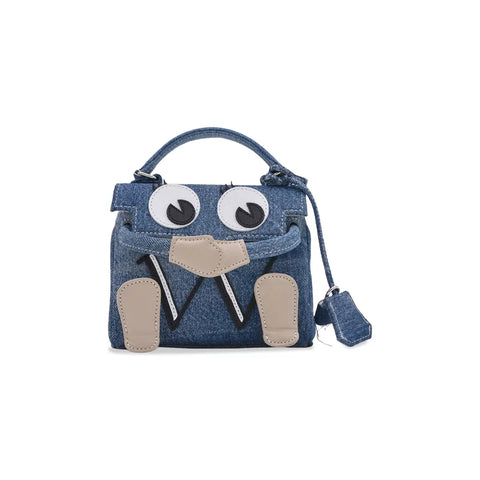 READYMADE DR. WOO DENIM MONSTER BAG - BLUE