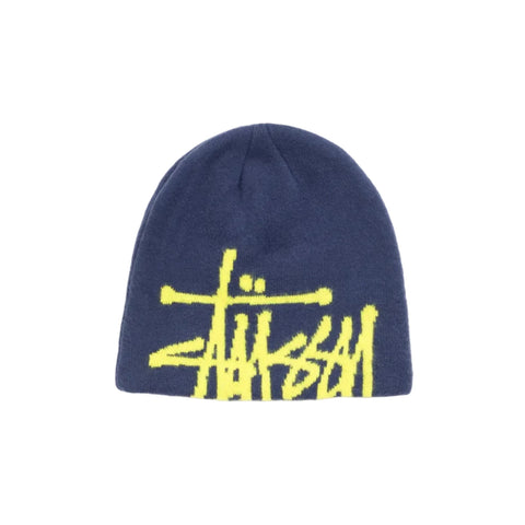 STÜSSY BRUSHED OUT BASIC SKULLCAP - NAVY