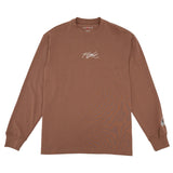 AIR JORDAN FLIGHT ESSENTIALS LONG SLEEVE T-SHIRT - ARCHAEO BROWN
