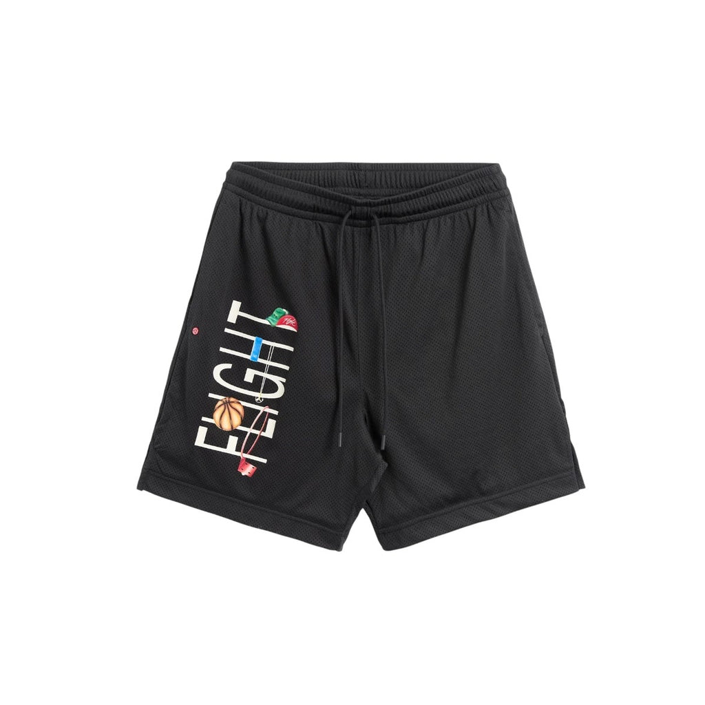 AIR JORDAN ARTIST SERIES BY DARIEN BIRKS FLIGHT SHORTS - BLACK