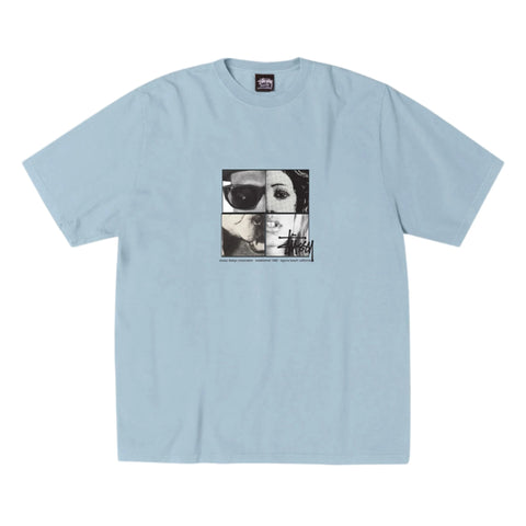 STÜSSY PERSONALITIES TEE - SLATE BLUE