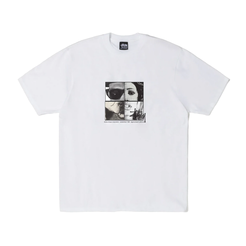 STÜSSY PERSONALITIES TEE - WHITE