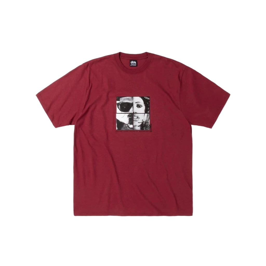 STÜSSY PERSONALITIES TEE - WINE