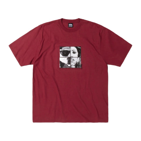 STÜSSY PERSONALITIES TEE - WINE