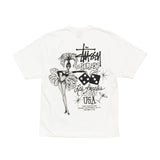 STÜSSY HIGH ROLLERS PIG. DYED TEE - NATURAL