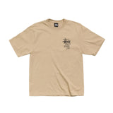 STÜSSY HIGH ROLLERS PIG. DYED TEE - ROCK