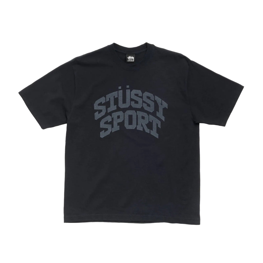 STÜSSY BLOCK SPORT TEE - BLACK