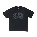 STÜSSY BLOCK SPORT TEE - BLACK