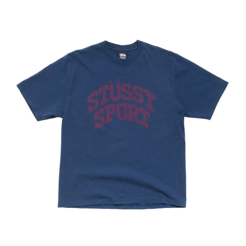 STÜSSY BLOCK SPORT TEE - NAVY
