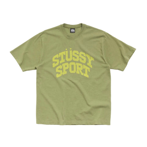 STÜSSY BLOCK SPORT TEE - OLIVE