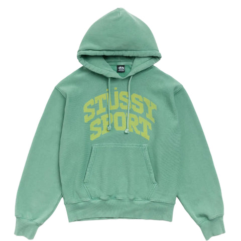 STÜSSY BLOCK SPORT HOODIE GARMENT DYED - ARCTIC