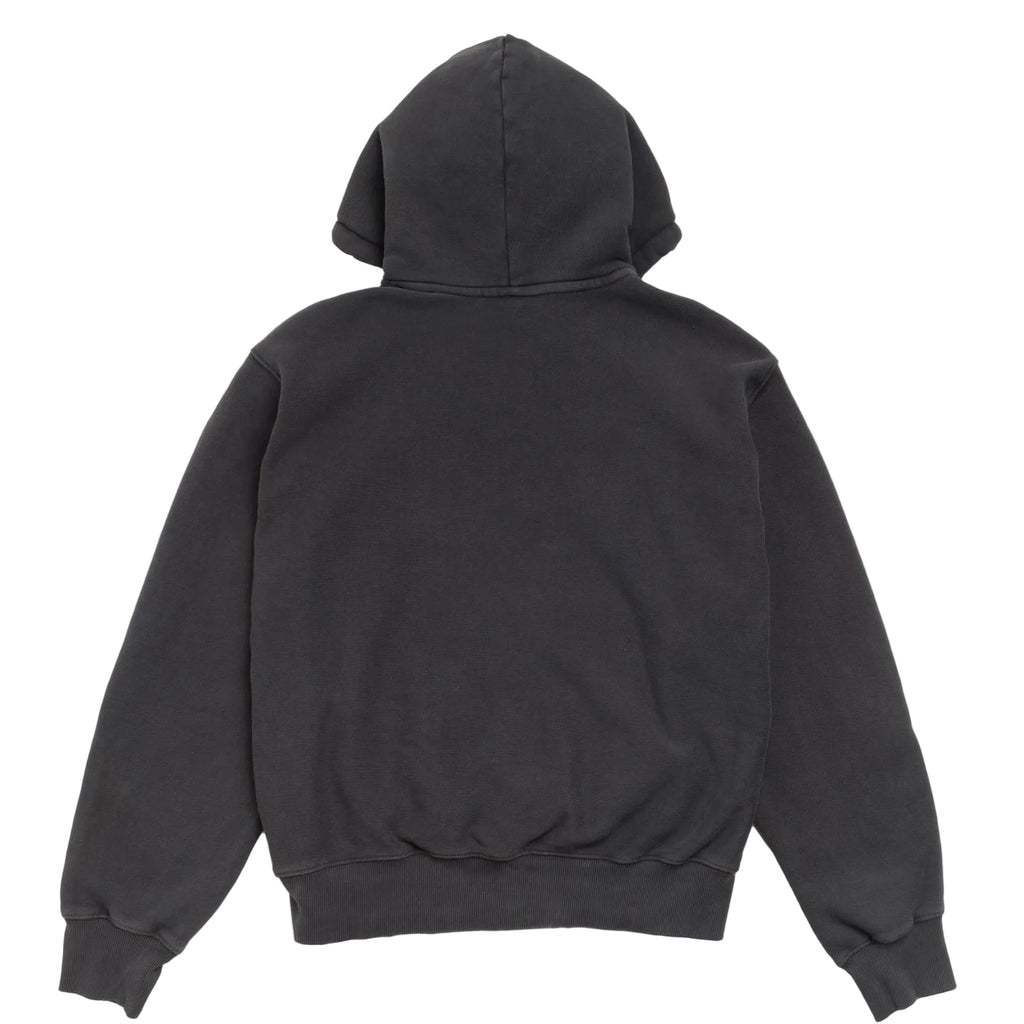 STÜSSY BLOCK SPORT HOODIE GARMENT DYED - FADED BLACK